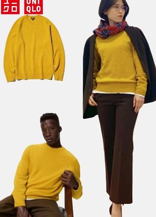 Свитер из овечьей шерсти uniqlo
