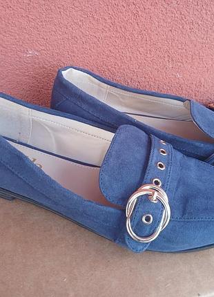 Лофери жіночі замш 41 розмір нові