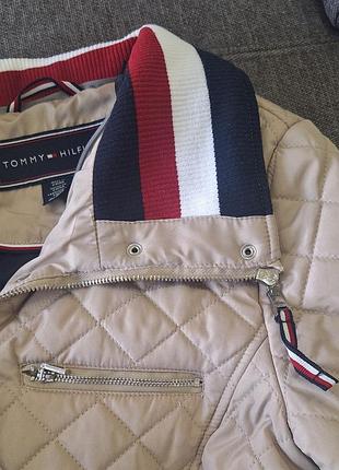 Жіноча куртка-трансформер 2-в-1 tommy hilfiger бежева