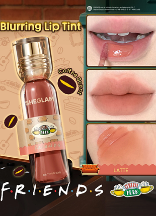 Тинт для губ sheglam friends central perk blurring lip tint - latte с эффектом размытого контура (6361)