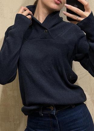 Светр g-star raw з об'ємним коміром на ґудзику
