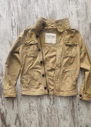 Куртка чоловіча abercrombie and fitch мілітарі