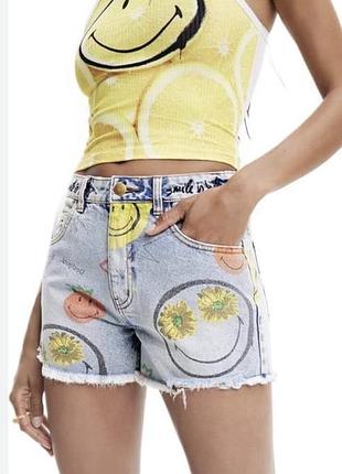 Desigual denim  брендові джинсові шорти на дівчинку 11-14 років