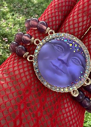 Браслет для жінок kirk's folly moon face фіолетовий