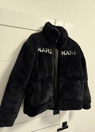 Жіноча шуба karl kani чорна