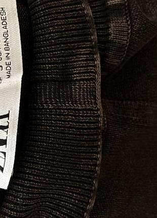 Водолазка жіноча zara в рубчик сіра