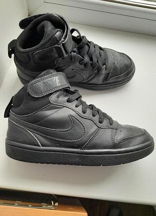 Черевики для хлопчика nike високі чорні