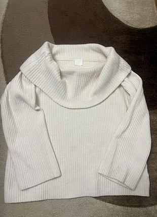 Светр жіночий h&m молочний