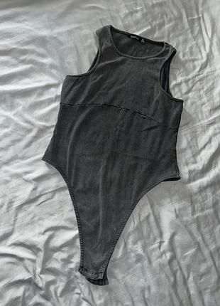 Жіноче боді boohoo сіре
