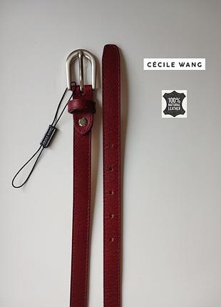 Cecile wang кожаный ремень пояс пасок