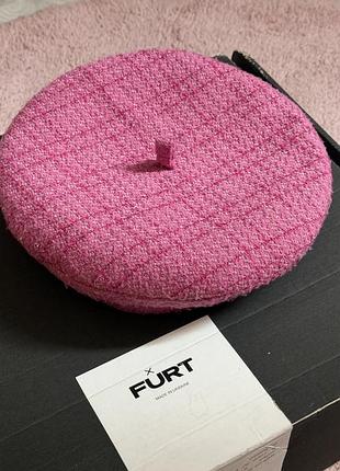 Берет жіночий furt рожевий l