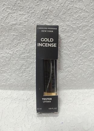Тестер унисекс-парфюмов carolina herrera gold incense объемом 25 мл (0.8 fl. oz.) из коллекции herrera confidential.