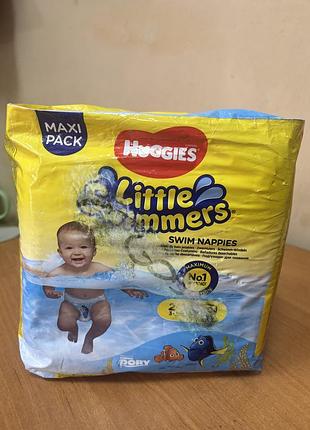 Підгузки-трусики huggies little swimmers для плавання