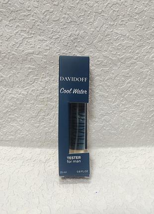 Тестер мужской туалетной воды davidoff cool water объемом 25 мл