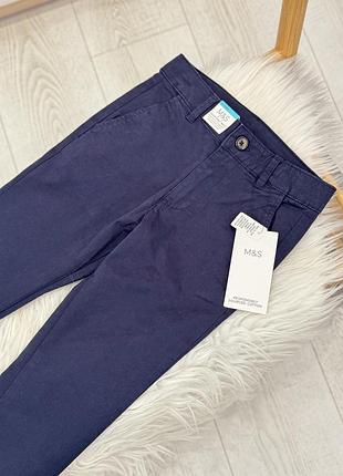 Котонові брюки на хлопчика m&s 2