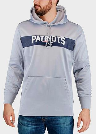 Мужская уникальная спортивная кофта худи jersey nike nfl команды new england patriots оригинал