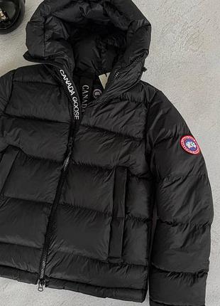 Пуховик canada goose чорний чоловічий / куртка канада гус