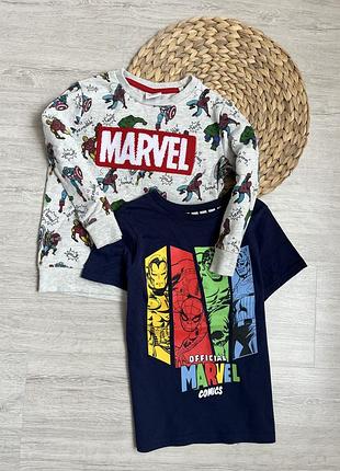 Набір дитячих світшотів та футболок marvel