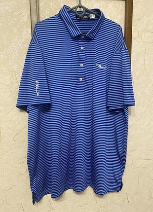 Чоловіча спортивна футболка поло поліестер  rlx  ralph lauren