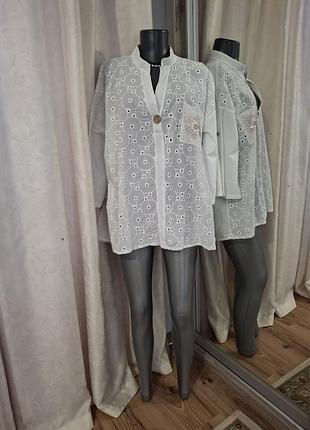 Котоновий блузон, сорочка 👕 прошва італія