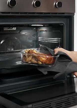 Скляний контейнер tupperware з кришкою premiumglass 1 л 4