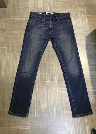 Hollister чоловічі джинси темно -сині  w29 l30