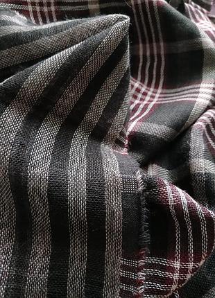 Шарф вовна двухсоронній унісекс теплий вовняний woolmark blend  tcm