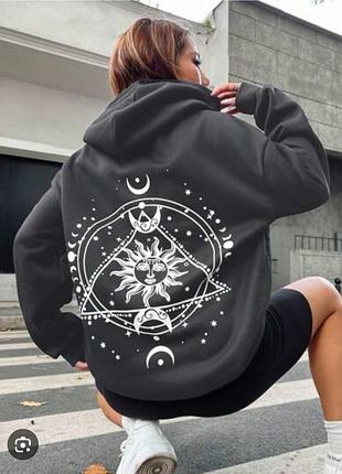 Худи женское, свитшот, толстовка женская тепла с начессом от shein. размер по бирке xs