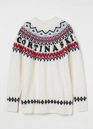 Новый удлиненный свитер h&amp;m 2