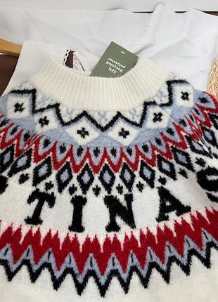 Новый удлиненный свитер h&amp;m 4