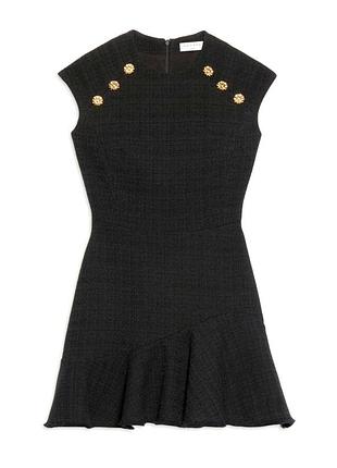 Твидовое короткое платье sandro paris.