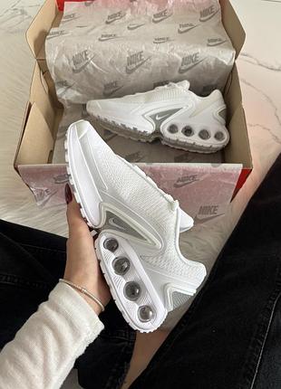 Кросівки жіночі air max dn white metallic silver