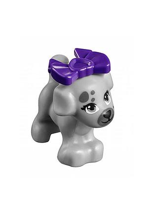 Мініфігурка цуценя скай (scout/cookie/white and black puppy) із серії lego friends