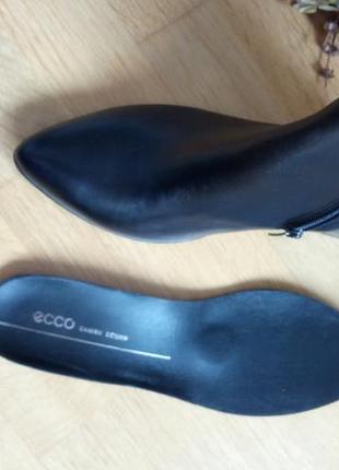 Шкіряні черевики напівчобітки напівсапоги ботинки ecco 262633💣 40розм. оригінал8 фото