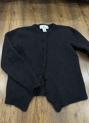 Жіночий кардиган zara чорний з ангори
