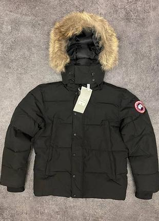 Пуховик чоловічий canada goose чорний