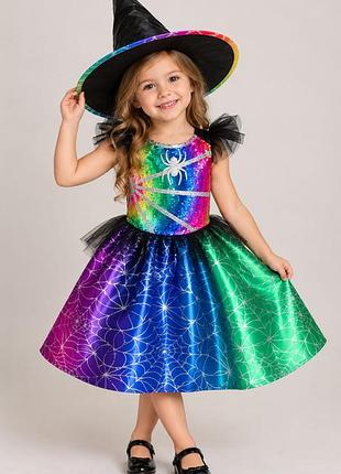 Платье сукня павучиха відьма halloween george 2-6 років 92-98, 98-104, 110-116