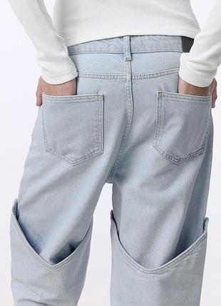 Джинси жіночі bazhane cowboy прямі блакитні розмір 34 xs