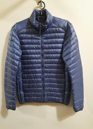 Мужская демисезонная пуховая куртка пуховик uniqlo р. xs