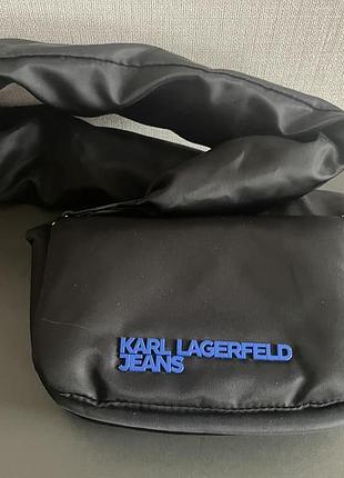 Молодежная сумка-кроссбоди из дутого нейлона. оригинал. karl lagerfeld jeans