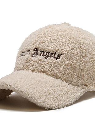 Плюшева бейсболка від narason із вишивкою palm angels