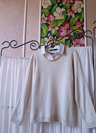 Красива комбінована кофта isle essentials. 2
