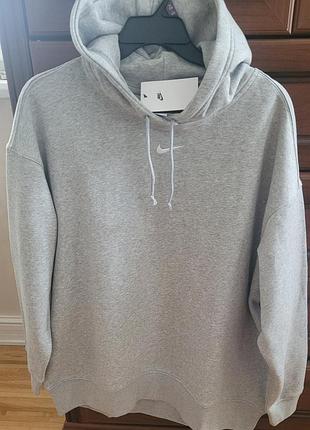 Жіноче худі nike сіре розмір xl