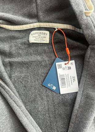 Чоловіче худі superdry сіре xxl 2