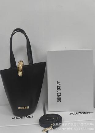Сумка-ведро jacquemus для женщин, черная