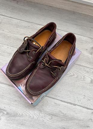 Мокасини чоловічі timberland top-sider коричневі