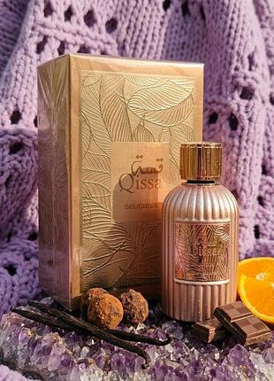 Духи paris corner qissa delicious 100 мл оригинал арабские женские духи парус корнер кесса делишес сладкие стойкие шлейфовые