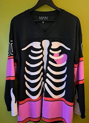 Прикольний лонгслів oversized 6