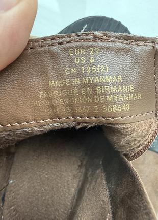 Чоботи дитячі h&m коричневі 3