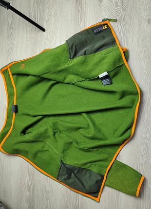 Кофта чоловіча jack wolfskin зелена флісова 5